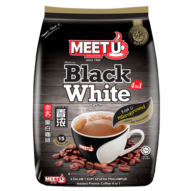 MEETU Black White Coffee 4in1 600g