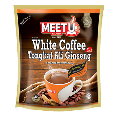 MEETU White Coffee Tongkat Ali Ginseng 5in1 504g