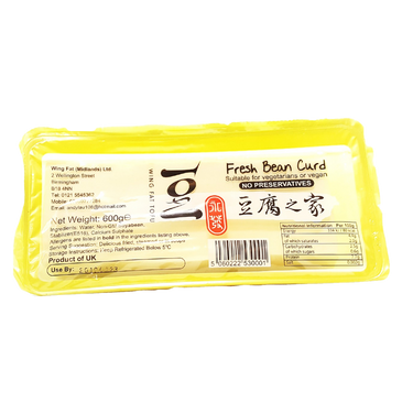 Wing Fat Fresh Tofu 600g (Chilled)