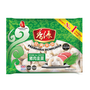 FRESHASIA Pork & Chive Dumplings 400g (Frozen)