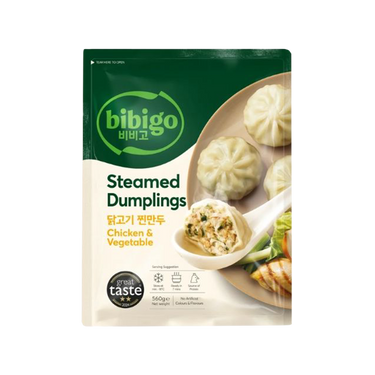 CJ BIBIGO Steamed Dumplings Chicken & Vegetable 560g (Frozen)