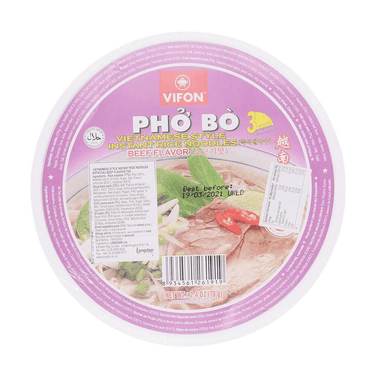 Vifon Vietnamese Pho Beef Flavour Bowl 70g