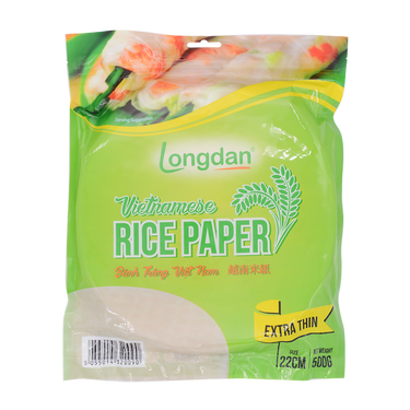 Longdan Rice Paper Extra Thin 22cm 500g