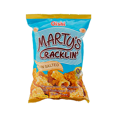 OISHI Marty's Cracklin' Plain Salted 90g