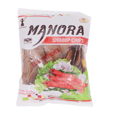 MANORA Uncooked Shrimp Chips 500g