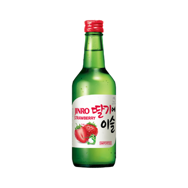 JINRO Strawberry Soju Alc 13% 360ml
