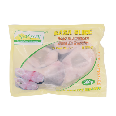 KIM SON Basa Slice (Mekong Catfish) 500g (Frozen)
