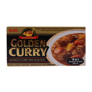 S&B golden Curry Sauce Hot Mix 220g