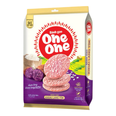 OneOne Purple Sweet Potato Rice Crackers