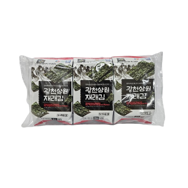 GWANGCHEON Crispy Seaweed Snacks Original Flavour (3pcs) 12g