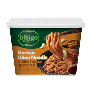 CJ BIBIGO Udon Noodle Korean BBQ Flavour 187g