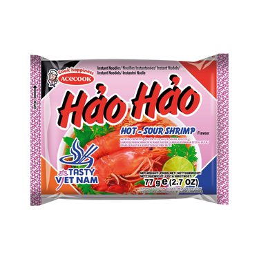 HAO HAO Hot & Sour Shrimp Flavor 77g (T)