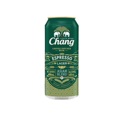 CHANG Espresso Lager Can 4.8% 490ml