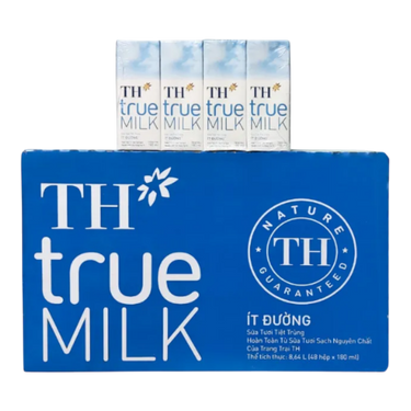 TH True Milk Less Sugar 180ml