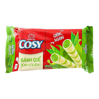 COSY Pandan-Flavored Wafer Rolls 116.7g
