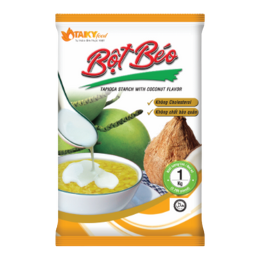 TAIKY Tapioca Starch With Coconut Flavour (Bot Beo) 1kg