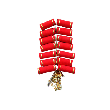 Set Of Paper Fireworks For Tet Decoration
