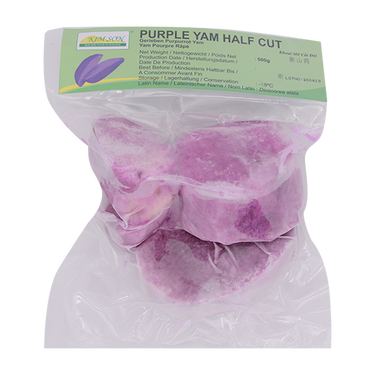 Kimson Half Cut Purple Yam 500G (Frozen)