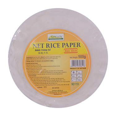 Kim Son Net Rice Paper 22cm 500g (Frozen)