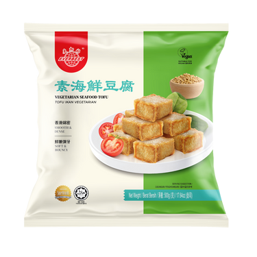 EVERBEST Vegetarian Seafood Tofu 500g (Frozen)