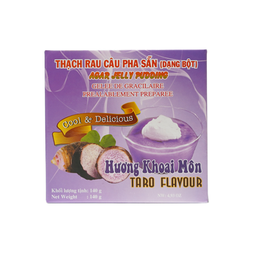 3K Agar Jelly Pudding Taro Flavour 140g