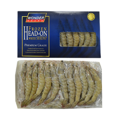 WONDER IQF HOSO Ecuadorian King Prawns 30/40 1kgnet (Frozen)