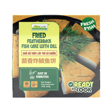Kim Son Fried Featherback Fish Cake With Dill 200g (Frozen)