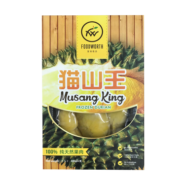 FOODWORTH Musang King Durian Pulp 400g (Frozen)